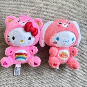 Sanrio Care Bears plush plushies HELLO KITTY AND MY MELODY